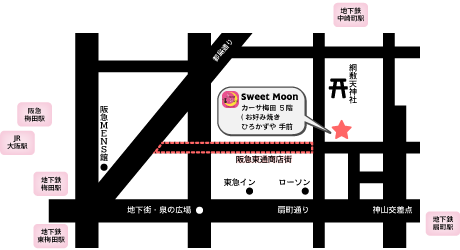 Sweet Moon Map